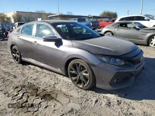 2017 Honda Civic Sedan Si with VIN 2HGFC1E58HH703995, listed as a Copart auction lot 87746465 with 108,227 mi miles and Salvage Title. Bid and sale history available at carsss.com. Image 4.