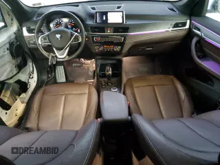 2021 BMW X1 xDrive28i with VIN WBXJG9C00M5U34852, listed as a Copart auction lot 47538875 with 21,546 mi miles and Salvage Title. Bid and sale history available at carsss.com. Image 8.