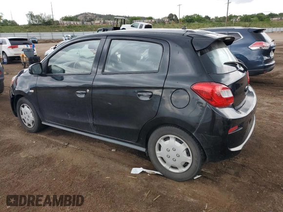 2017 Mitsubishi Mirage ES with VIN ML32A3HJ0HH009317, listed as a Copart auction lot 58759835 with 79,234 mi miles and Non repairable. Bid and sale history available at DreamBid. Image 2.