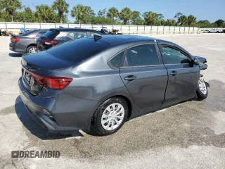 2024 Kia Forte LXS with VIN 3KPF24AD0RE821875, listed as a Copart auction lot 79937394 with 2,592 mi miles and Non Repairable. Bid and sale history available at DreamBid. Image 3.