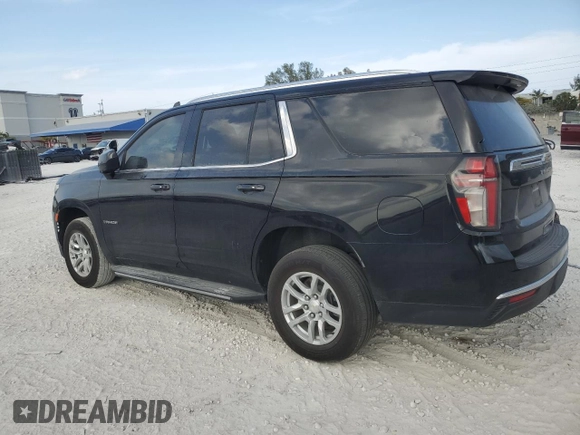 2021 Chevrolet Tahoe LS with VIN 1GNSCMKD4MR299752, listed as a Copart auction lot 50038445 with 69,349 mi miles and Salvage title. Bid and sale history available at DreamBid. Image 2.