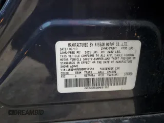 2011 Infiniti G25 x with VIN JN1DV6AR9BM651550, listed as a Copart auction lot 41640625 with 194,279 mi miles and Salvage Title. Bid and sale history available at DreamBid. Image 15.