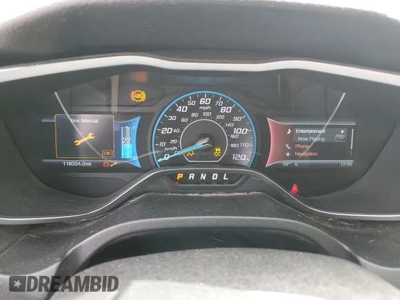 2014 Ford Focus Electric with VIN 1FADP3R41EL350530, listed as a Copart auction lot 42652785 with 118,334 mi miles and Clean title. Bid and sale history available at DreamBid. Image 9.