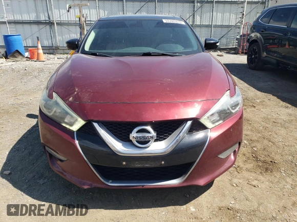 2017 Nissan Maxima SV with VIN 1N4AA6AP1HC456587, listed as a Copart auction lot 53785315 with 193,538 mi miles and Salvage Title. Bid and sale history available at carsss.com. Image 5.