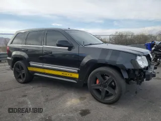 2008 Jeep Grand Cherokee SRT-8 with VIN 1J8HR78398C214004, listed as a Copart auction lot 48760375 with 165,318 mi miles and Salvage Title. Bid and sale history available at carsss.com. Image 4.