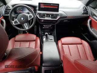 2023 BMW X3 M40i with VIN 5UX83DP05P9N78039, listed as a Copart auction lot 85614984 with 53,020 mi miles and Salvage Title. Bid and sale history available at DreamBid. Image 8.
