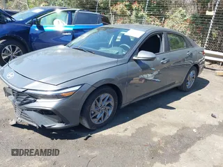 2024 Hyundai Elantra SEL with VIN KMHLM4DG1RU756860, listed as a IAAI auction lot 41887650 with 9,250 mi miles. Bid and sale history available at carsss.com. Image 17.