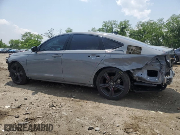 2025 Honda Accord Sport-L with VIN 1HGCY2F7XSA010975, listed as a Copart auction lot 57308645 with 13,742 mi miles and Salvage title. Bid and sale history available at DreamBid. Image 2.