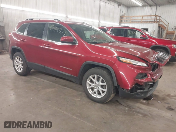 2016 Jeep Cherokee Latitude z VIN 1C4PJMCS7GW104458, wystawiony jako IAAI lot #42112371 z przebiegiem 99 723 mil mil oraz . Historia ofert i sprzedaży dostępna na DreamBid. Obrazek 1.
