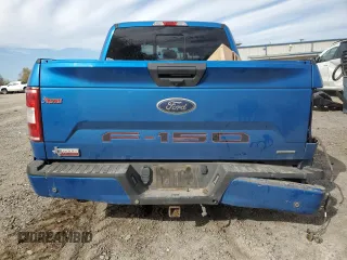 2020 Ford F-150 XL with VIN 1FTEW1CP8LKE86374, listed as a Copart auction lot 43607505 with 163,898 mi miles and Salvage Title. Bid and sale history available at carsss.com. Image 6.