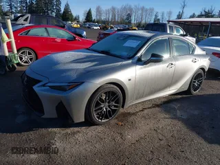 2023 Lexus IS with VIN JTHAP1D28P5003497, listed as a IAAI auction lot 41676075 with 13,084 mi miles. Bid and sale history available at carsss.com. Image 18.