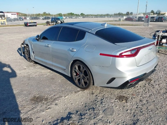2018 Kia Stinger GT1 with VIN KNAE45LC6J6028524, listed as a IAAI auction lot 41781169 with 64,806 mi miles. Bid and sale history available at carsss.com. Image 3.