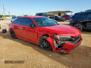 2023 Honda Civic Sport с VIN 2HGFE2F58PH521100, выставлен на аукционе Copart как лот 58333255 с пробегом 23 778 миль миль и Списание • Salvage title. История ставок и продаж доступна на DreamBid. Изображение 4.