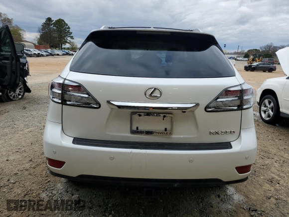 2011 Lexus RX 350 with VIN JTJZK1BA3B2004254, listed as a Copart auction lot 50150715 with 97,206 mi miles and Salvage Title. Bid and sale history available at carsss.com. Image 6.