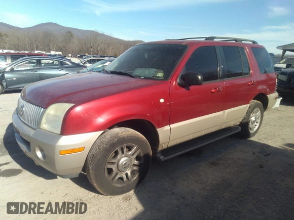 2004 Mercury Mountaineer Convenience z VIN 4M2ZU86W24ZJ33991, wystawiony jako IAAI lot #41521983 z przebiegiem 175 815 mil mil oraz . Historia ofert i sprzedaży dostępna na DreamBid. Obrazek 6.