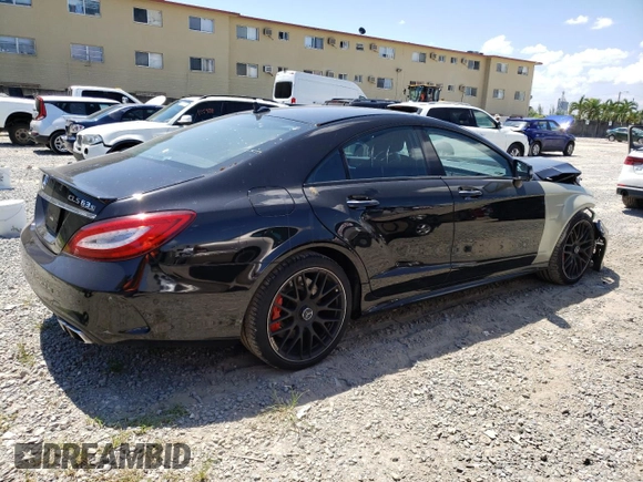 2018 Mercedes-Benz CLS-Class CLS 63 AMG S-Model with VIN WDDLJ7GB9JA204307, listed as a Copart auction lot 66611193 with 57,451 mi miles. Bid and sale history available at carsss.com. Image 3.