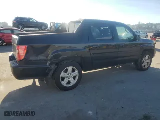 2010 Honda Ridgeline RTL with VIN 5FPYK1F53AB010683, listed as a Copart auction lot 42222215 with 136,816 mi miles and Salvage Title. Bid and sale history available at carsss.com. Image 3.