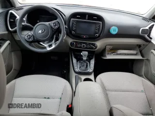 2021 Kia Soul S with VIN KNDJ23AU4M7755280, listed as a Copart auction lot 49553445 with Not Provided miles and Salvage Title. Bid and sale history available at DreamBid. Image 8.