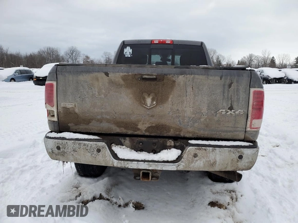 2015 Ram 2500 Laramie with VIN 3C6UR5FJ6FG588003, listed as a Copart auction lot 87527225 with 87,365 mi miles and Salvage Title. Bid and sale history available at carsss.com. Image 6.