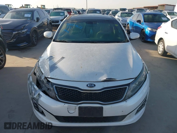 2015 Kia Optima SX Turbo with VIN 5XXGR4A69FG517335, listed as a IAAI auction lot 42014655 with 91,831 mi miles. Bid and sale history available at carsss.com. Image 12.