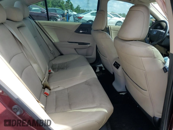 2015 Honda Accord EX-L with VIN 1HGCR2F82FA163233, listed as a Copart auction lot 51297955 with 32,343 mi miles and Salvage title. Bid and sale history available at DreamBid. Image 10.