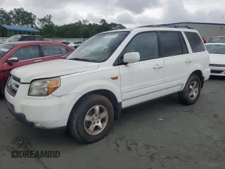 2007 Honda Pilot EX-L with VIN 5FNYF28567B006975, listed as a Copart auction lot 54624405 with 233,341 mi miles and Clean title. Bid and sale history available at DreamBid. Image 1.