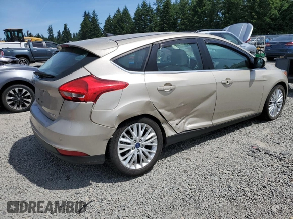 2017 Ford Focus Titanium with VIN 1FADP3N2XHL268174, listed as a Copart auction lot 59761415 with 53,522 mi miles and Salvage title. Bid and sale history available at DreamBid. Image 3.