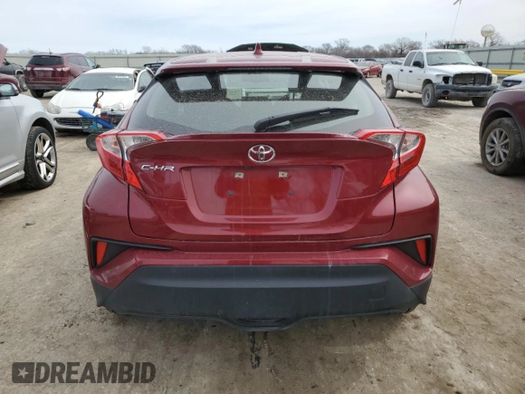 2019 Toyota C-HR XLE with VIN JTNKHMBX5K1061534, listed as a Copart auction lot 48061665 with 71,264 mi miles and Salvage Title. Bid and sale history available at DreamBid. Image 6.