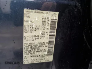 2016 Nissan Murano S z VIN 5N1AZ2MG2GN142629, wystawiony jako Copart lot #55365075 z przebiegiem Nie podano mil oraz Nie do naprawy • Non repairable. Historia ofert i sprzedaży dostępna na DreamBid. Obrazek 14.