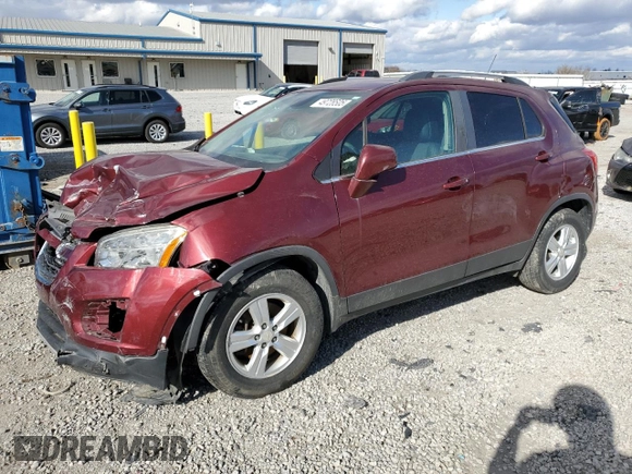 2016 Chevrolet Trax LT z VIN 3GNCJLSB4GL274123, wystawiony jako Copart lot #49728505 z przebiegiem Nie podano mil oraz Szkoda całkowita • Salvage title. Historia ofert i sprzedaży dostępna na DreamBid. Obrazek 1.