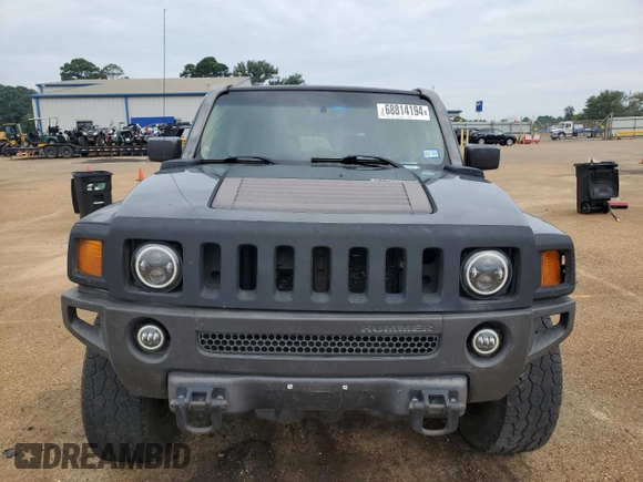 2007 Hummer H3 SUV with VIN 5GTDN13EX78134129, listed as a Copart auction lot 68814194 with 204,389 mi miles and Salvage Title. Bid and sale history available at carsss.com. Image 5.