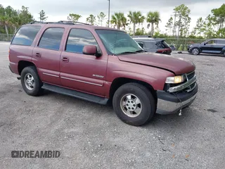 2001 Chevrolet Tahoe LS z VIN 1GNEC13TX1J205658, wystawiony jako IAAI lot #42363087 z przebiegiem 288 059 mil mil oraz . Historia ofert i sprzedaży dostępna na DreamBid. Obrazek 1.