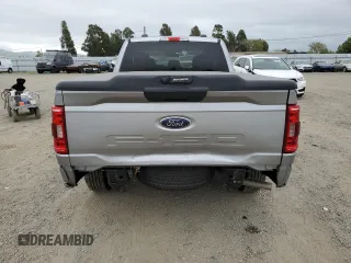 2021 Ford F-150 XL with VIN 1FTEX1CB2MKE77401, listed as a Copart auction lot 52754445 with 87,029 mi miles and Salvage title. Bid and sale history available at DreamBid. Image 6.