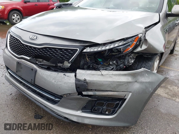 2014 Kia Optima SXL Turbo with VIN 5XXGR4A68EG303094, listed as a IAAI auction lot 42207175 with 105,521 mi miles and . Bid and sale history available at DreamBid. Image 6.