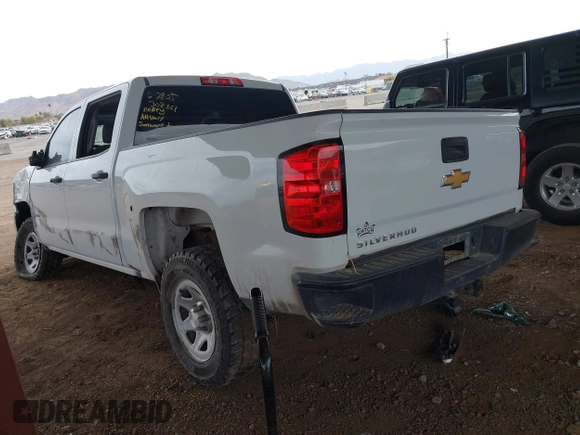 2018 Chevrolet Silverado 1500 Work Truck with VIN 3GCUKNEC2JG308361, listed as a IAAI auction lot 41741803 with 121,793 mi miles. Bid and sale history available at carsss.com. Image 3.