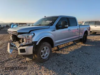 2019 Ford F-150 XL with VIN 1FTFW1E41KFC46078, listed as a Copart auction lot 88750395 with 125,092 mi miles and Salvage Title. Bid and sale history available at carsss.com. Image 1.