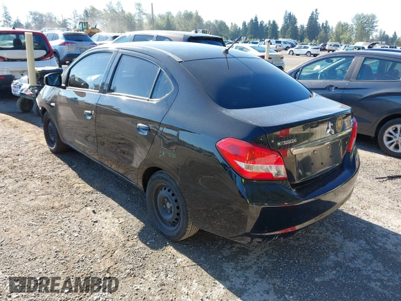 2017 Mitsubishi Mirage ES with VIN ML32F3FJ3HHF14338, listed as a IAAI auction lot 42592543 with 51,075 mi miles and . Bid and sale history available at DreamBid. Image 3.