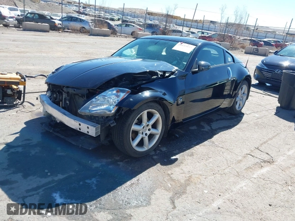 2005 Nissan 350Z Touring with VIN JN1AZ34E25M650632, listed as a IAAI auction lot 41645033 with Not Provided miles. Bid and sale history available at carsss.com. Image 16.