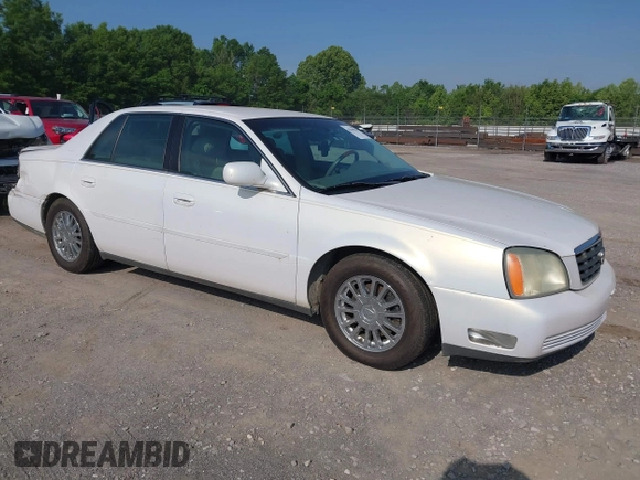 2004 Cadillac DeVille DHS z VIN 1G6KE57Y24U260694, wystawiony jako IAAI lot #42235533 z przebiegiem 156 689 mil mil oraz . Historia ofert i sprzedaży dostępna na DreamBid. Obrazek 1.
