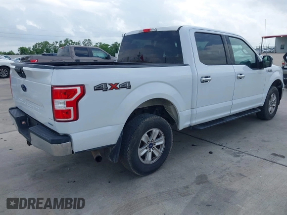 2018 Ford F-150 XL with VIN 1FTEW1EP0JFC32841, listed as a IAAI auction lot 42105784 with 119,764 mi miles. Bid and sale history available at carsss.com. Image 4.