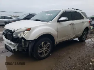 2016 Chevrolet Equinox LTZ with VIN 2GNFLGE36G6149986, listed as a Copart auction lot 88251995 with 124,522 mi miles and Salvage Title. Bid and sale history available at carsss.com. Image 1.