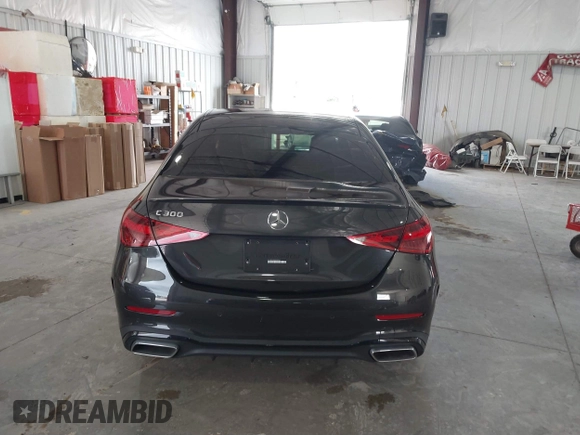 2023 Mercedes-Benz C 300 with VIN W1KAF4GB6PR093944, listed as a IAAI auction lot 41799118 with 23,296 mi miles and . Bid and sale history available at DreamBid. Image 16.