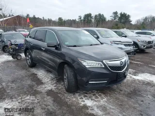 2016 Acura MDX with VIN 5FRYD4H29GB057392, listed as a IAAI auction lot 41292486 with 114,413 mi miles. Bid and sale history available at carsss.com. Image 1.