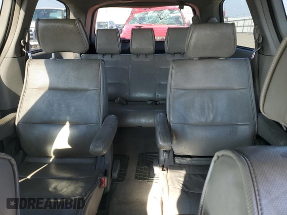 2007 Nissan Quest SE with VIN 5N1BV28U17N110898, listed as a Copart auction lot 86811594 with 213,558 mi miles and Salvage Title. Bid and sale history available at carsss.com. Image 10.