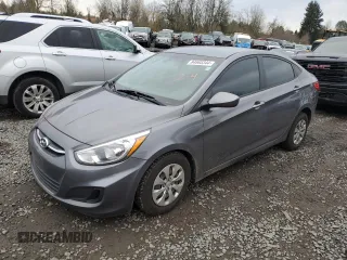 2015 Hyundai Accent GLS with VIN KMHCT4AEXFU817530, listed as a Copart auction lot 84663344 with 125,410 mi miles and Salvage Title. Bid and sale history available at carsss.com. Image 1.