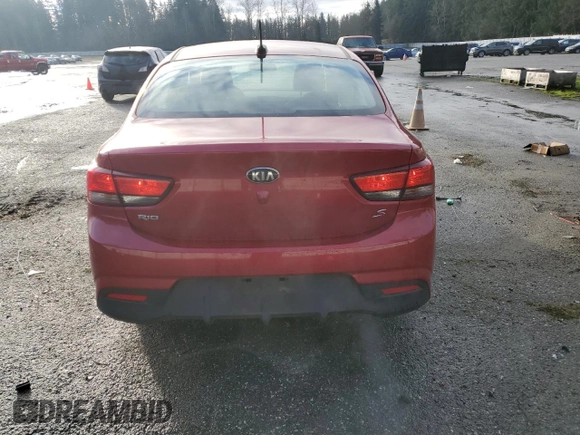 2019 Kia Rio S with VIN 3KPA24AB0KE207732, listed as a Copart auction lot 41453155 with 35,639 mi miles and Salvage Title. Bid and sale history available at carsss.com. Image 6.