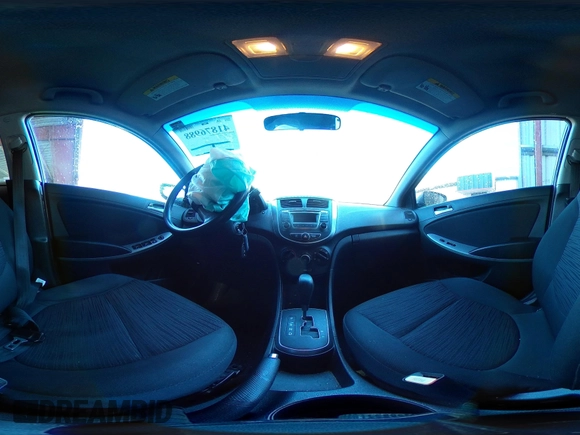2015 Hyundai Accent GS with VIN KMHCT5AE6FU209512, listed as a IAAI auction lot 41876988 with 111,378 mi miles. Bid and sale history available at carsss.com. Image 18.