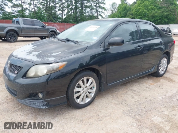 2009 Toyota Corolla with VIN 1NXBU40E19Z135389, listed as a IAAI auction lot 42188550 with 215,054 mi miles. Bid and sale history available at carsss.com. Image 2.