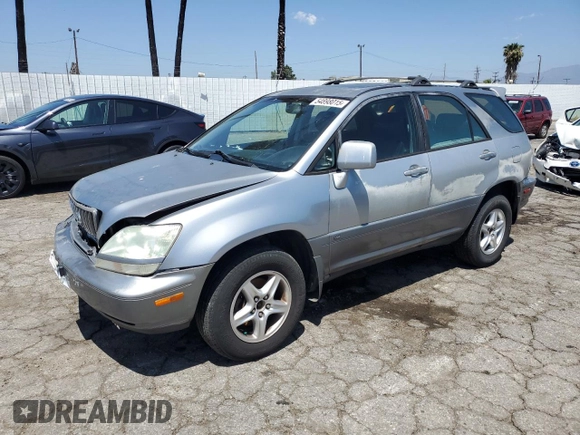 2002 Lexus RX 300 z VIN JTJGF10U920120790, wystawiony jako Copart lot #54898015 z przebiegiem 190 150 mil mil oraz Czysty tytuł • Clean title. Historia ofert i sprzedaży dostępna na DreamBid. Obrazek 1.