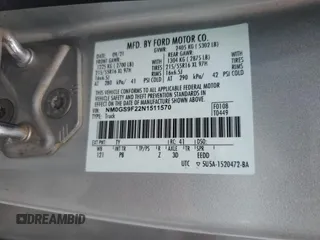 2022 Ford Transit Connect XLT with VIN NM0GS9F22N1511570, listed as a Copart auction lot 61729495 with 52,538 mi miles and Clean title. Bid and sale history available at DreamBid. Image 12.